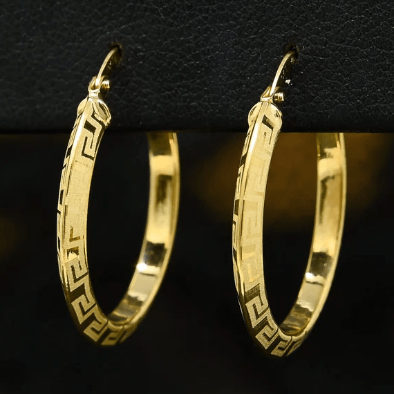 10k Gold, Yellow Gold, Gold, Gold earring, earrings