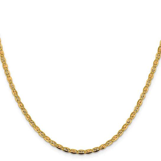 Pavé Chain in 14K Yellow Gold - BellemareDugasJoaillerie