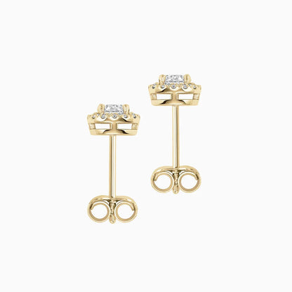 Diamond Earrings, Diamond, Gold, Gold Earrings, Earrings, 18k Gold, Yellow Gold