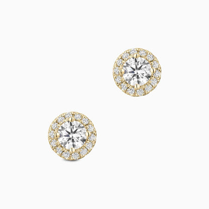 Diamond Earrings, Diamond, Gold, Gold Earrings, Earrings, 18k Gold, Yellow Gold