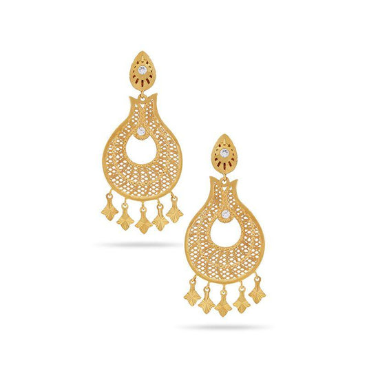 22k Gold, Yellow Gold, Gold, Gold earring, earrings