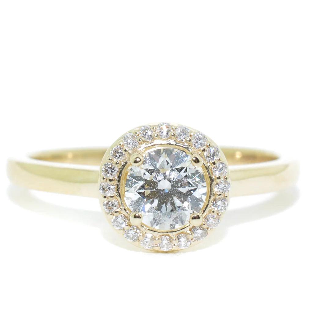 Diamond Engagement Ring 0.62 Carat - BellemareDugasJoaillerie