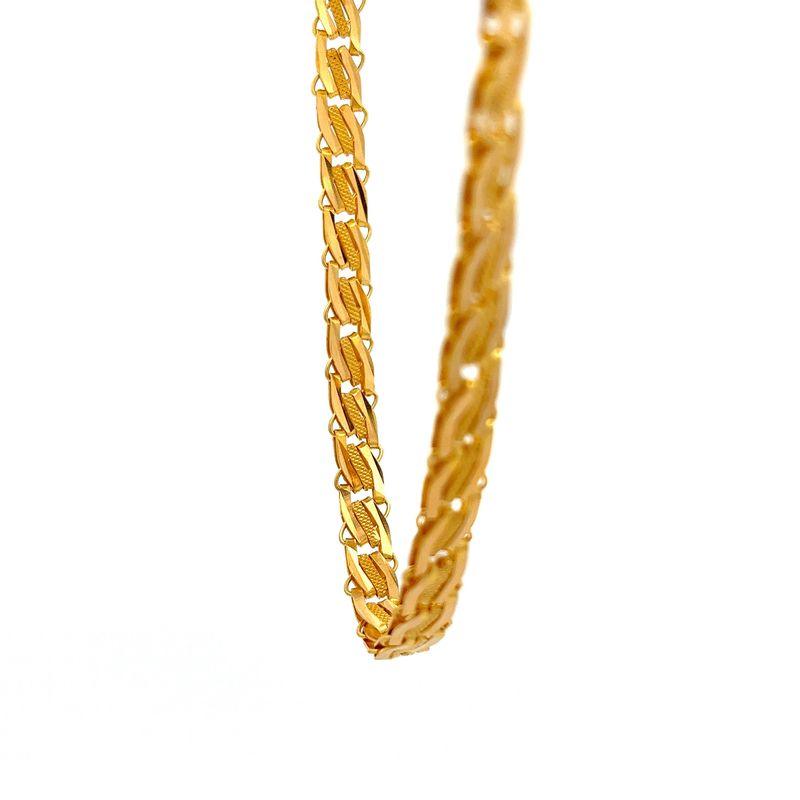 Imperial Splendor Gold Chain in 22k Yellow Gold - BellemareDugasJoaillerie