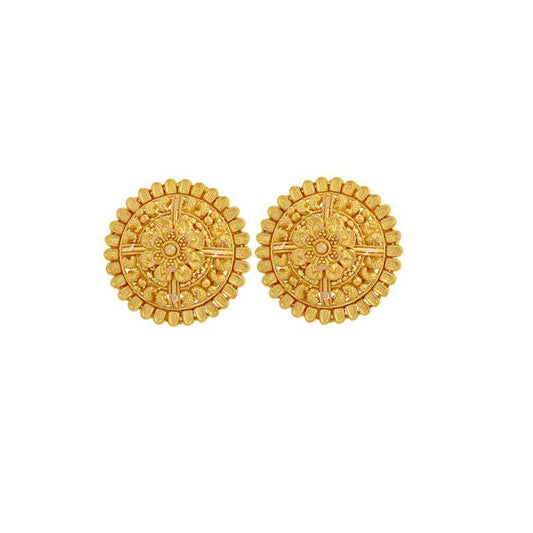 22k Gold, Yellow Gold, Gold, Gold earring, earrings