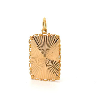 gold, yellow gold, 22k gold, gold chain, pendant, gold pendant