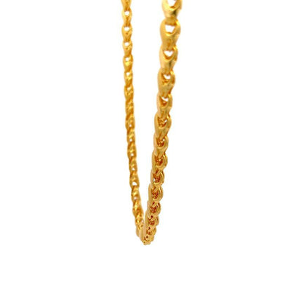 Majestic Links Gold Chain in 22k Yellow Gold - BellemareDugasJoaillerie