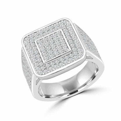 diamond ring, ring, diamond, men, white gold, gold, lab diamonds