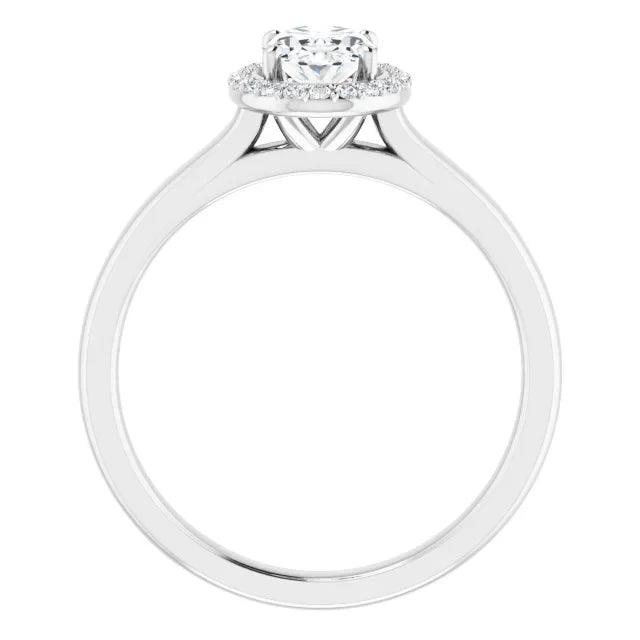 Round Diamond Engagement Ring 0.64CTW - BellemareDugasJoaillerie